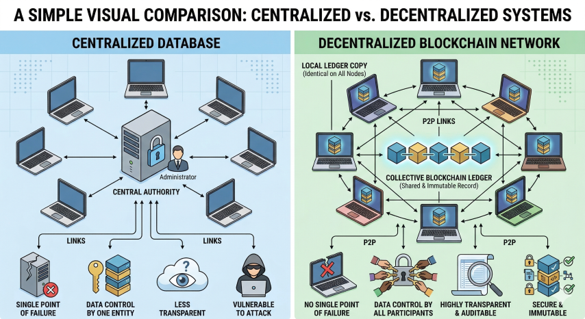 Centralised vs Decentralised